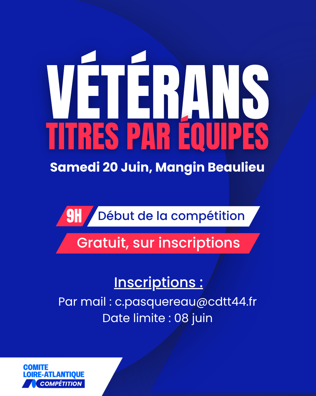 Championnat Vétérans – CDTT44
